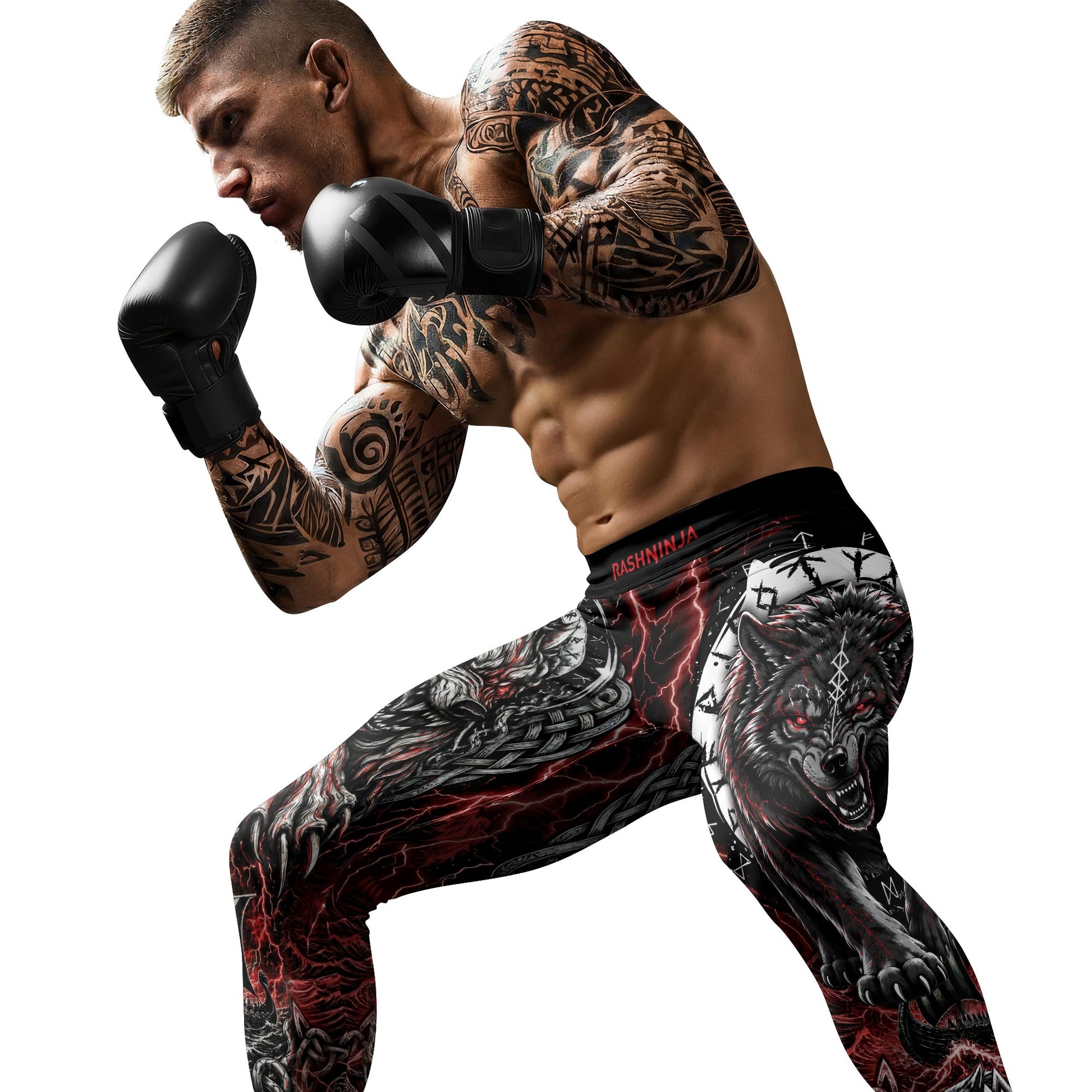 Rashninja Blood Fenrir Wolf Men's Spats