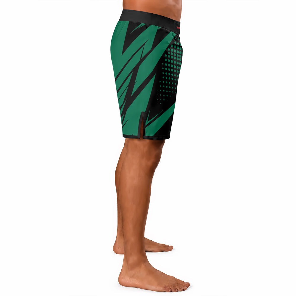 Rashninja Patriot Mexico Flag Men's Fight Shorts