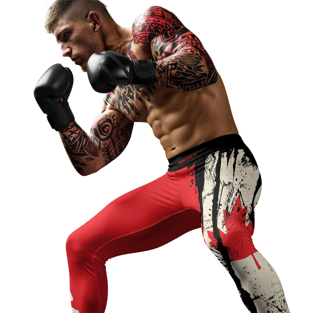 Rashninja Patriot Canada Flag Men's Spats