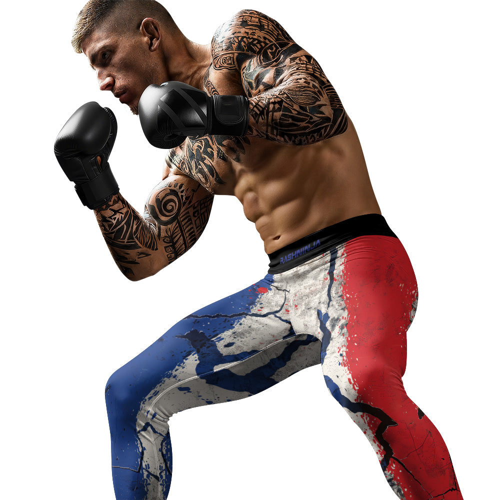 Rashninja Patriot France Flag Men's Spats