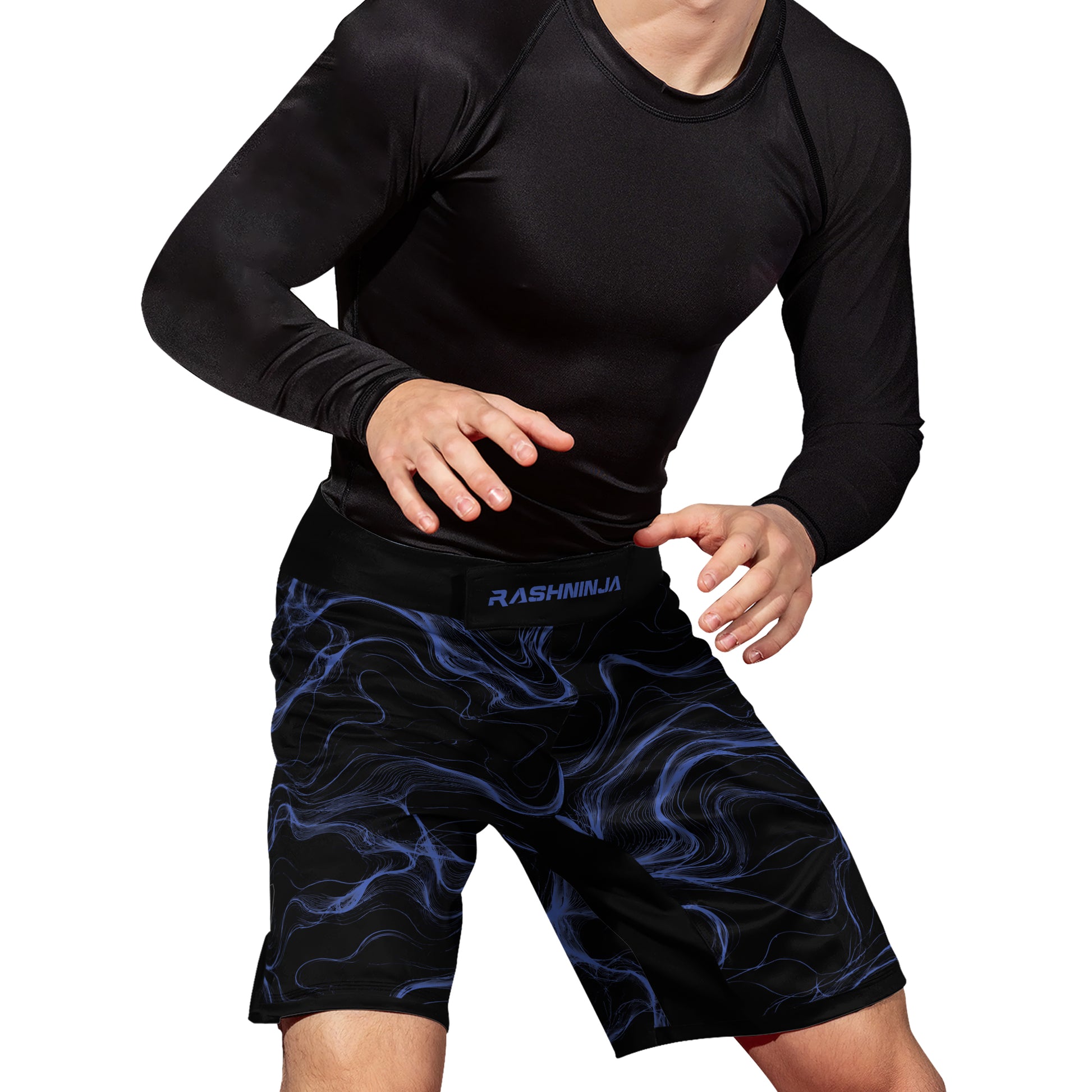 Rashninja Cyber Energy Motion Men's Fight Shorts