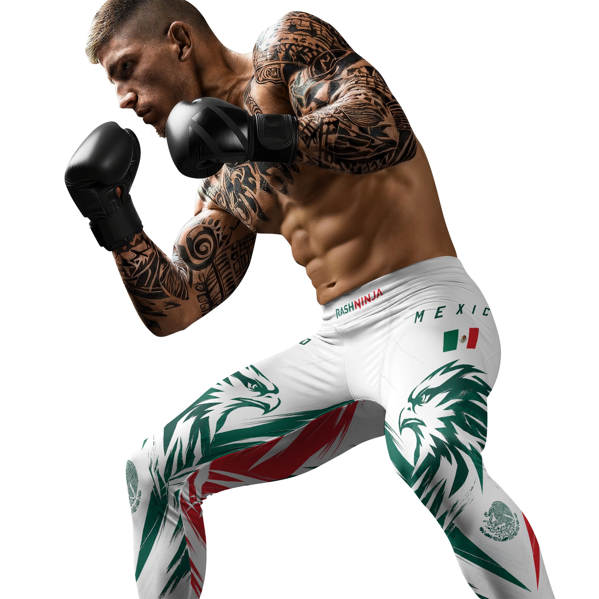 Rashninja Patriot Mexico Flag Men's Spats