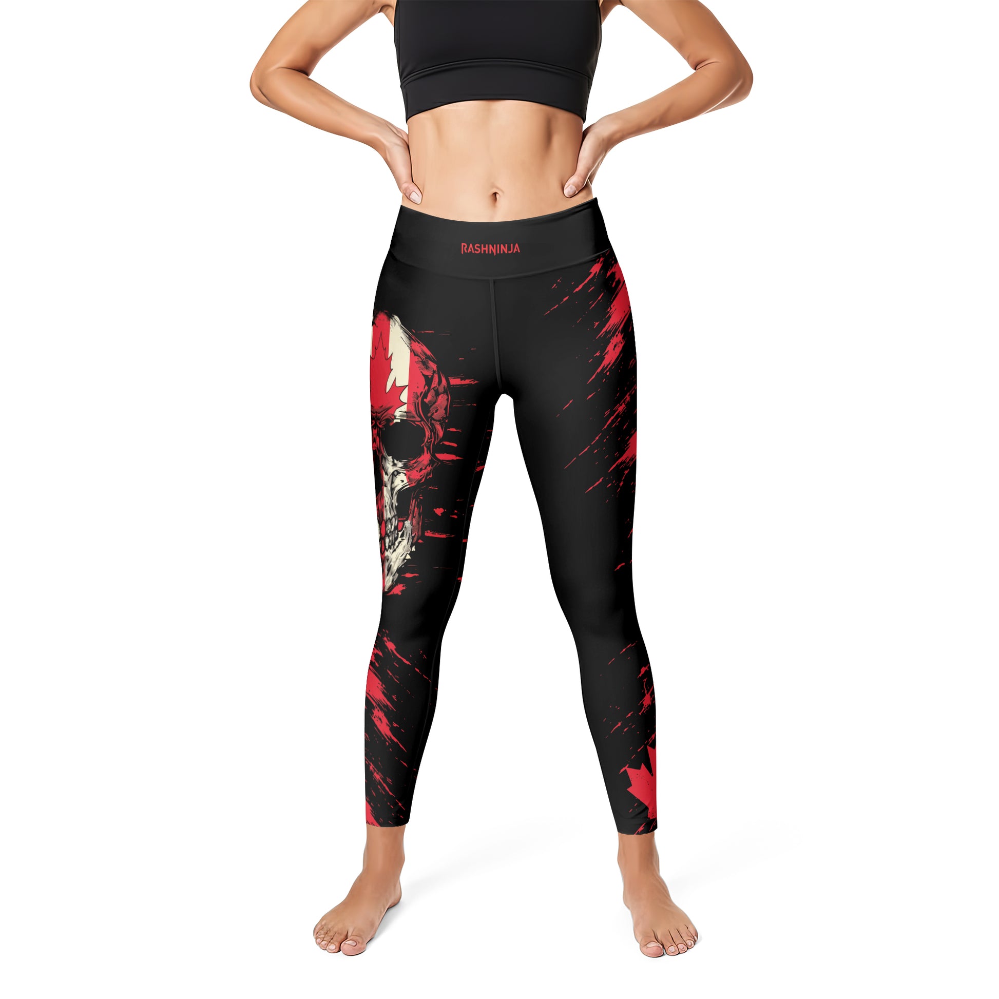 Rashninja Patriot Canada Flag Women's Leggings