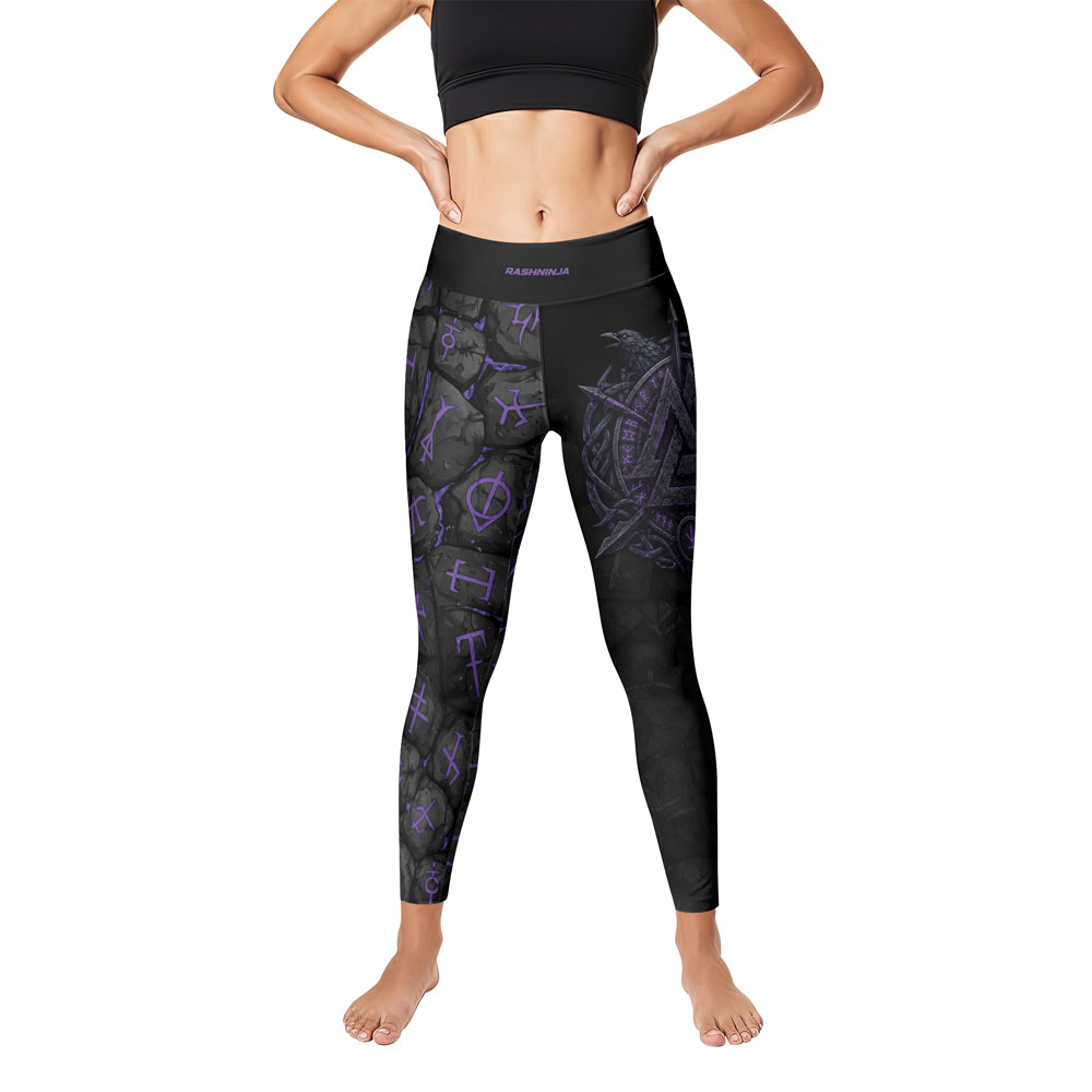 Rashninja Viking Raven Vegvisir Women's Leggings