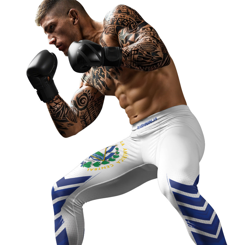 Rashninja Patriot El Salvador Flag Men's Spats