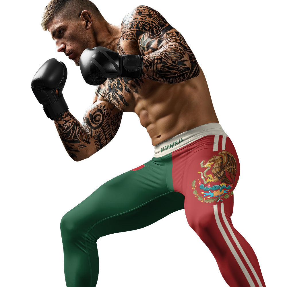 Rashninja Patriot Mexico Flag Men's Spats