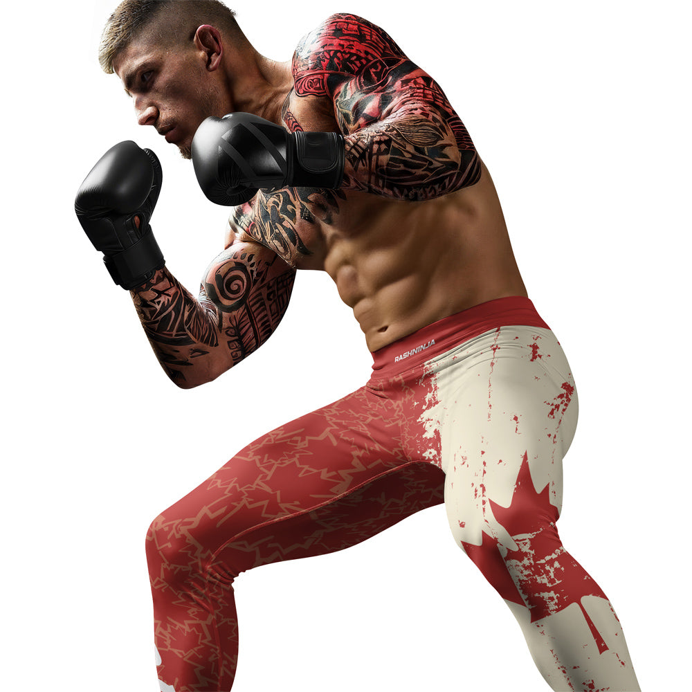 Rashninja Patriot Canada Flag Men's Spats