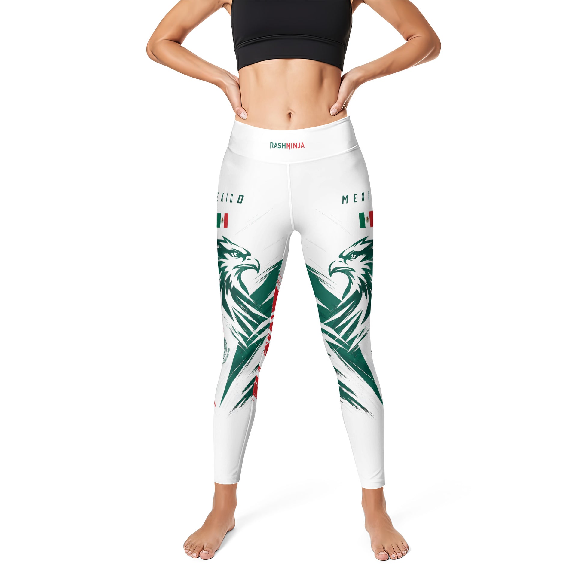 Rashninja Patriot Mexico Flag Women's Leggings