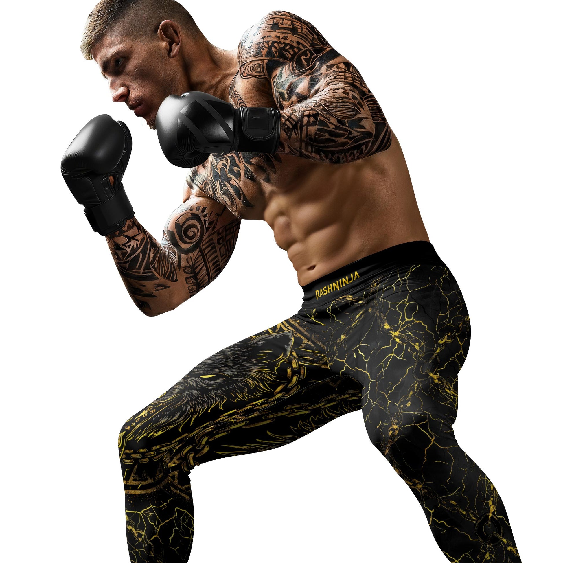 Rashninja Viking Fenrir Wol Men's Spats