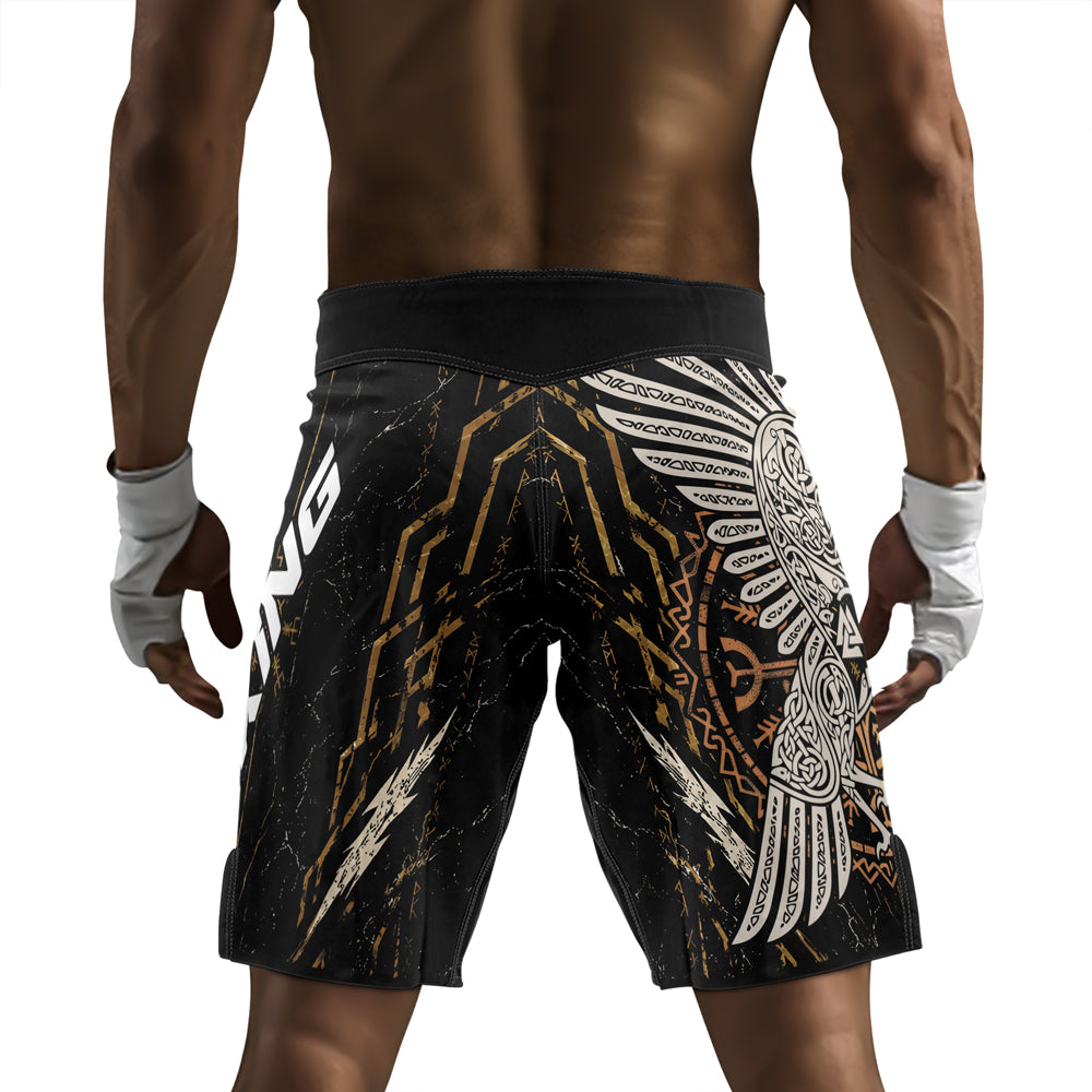 Rashninja Viking Raven Men's Fight Shorts