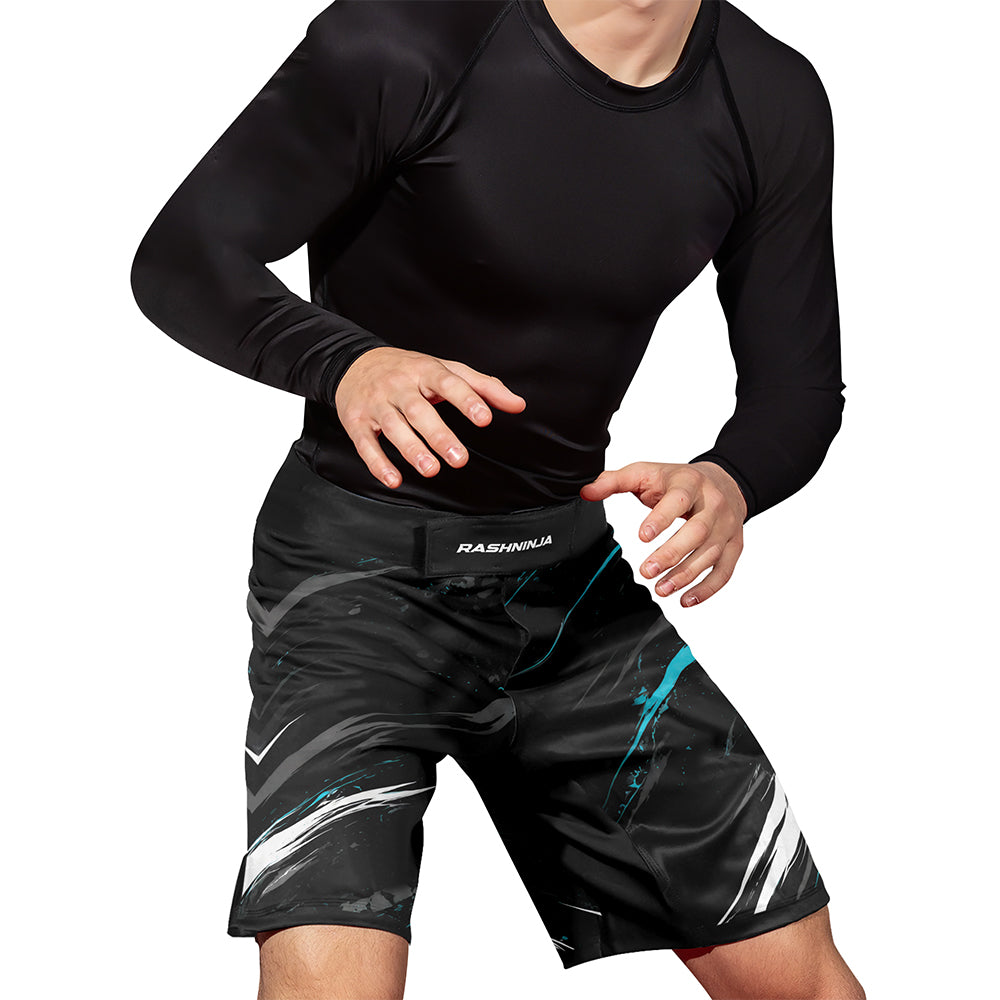 Rashninja Cyber Shadow Fighter Men's Fight Shorts