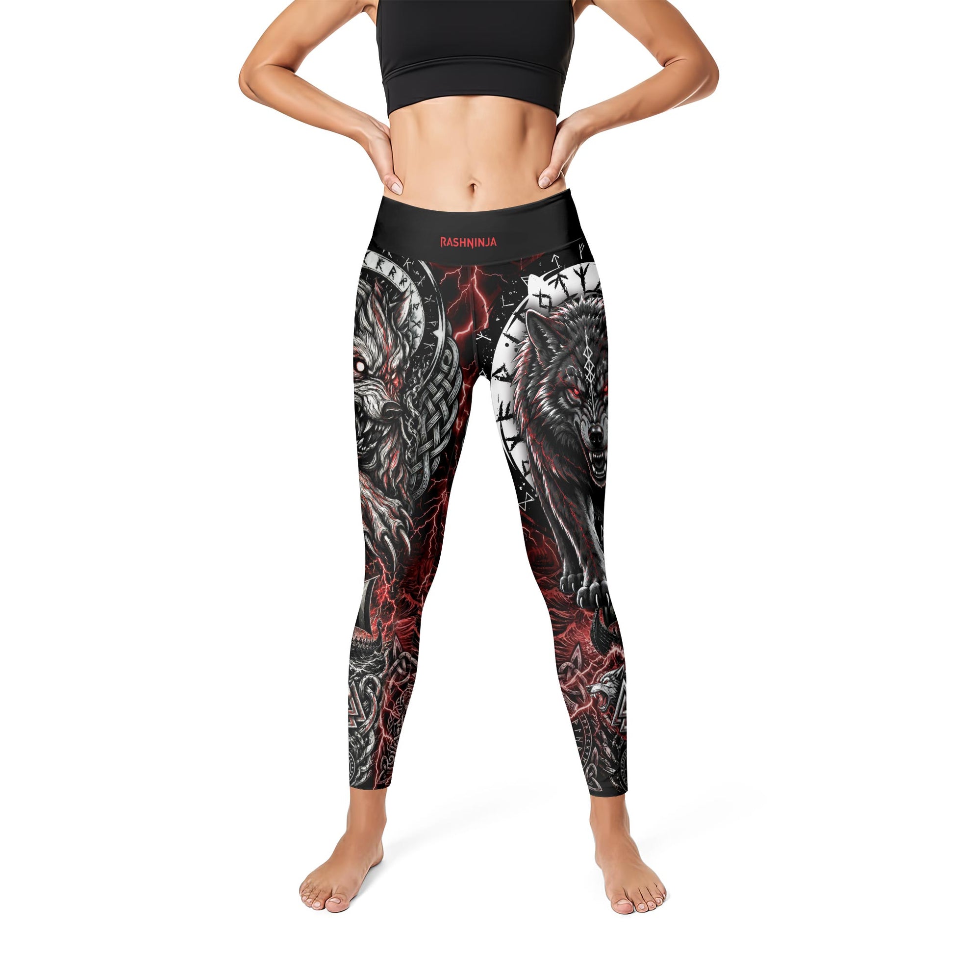 Rashninja Blood Fenrir Wolf Women's Leggings
