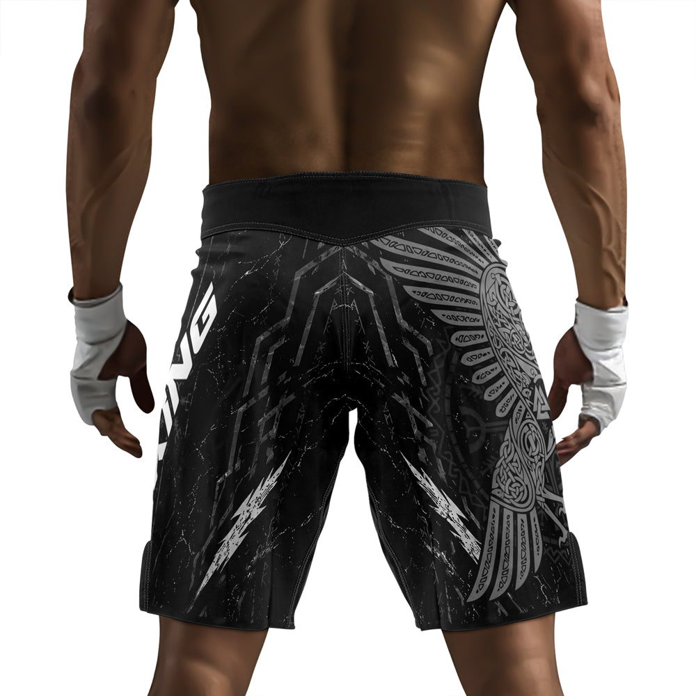 Rashninja Viking Raven Men's Fight Shorts