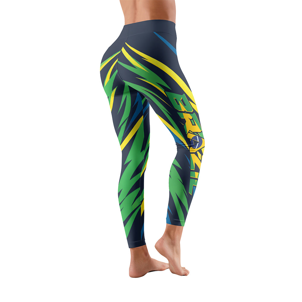 Rashninja Patriot Brazil Flag Women's Leggings