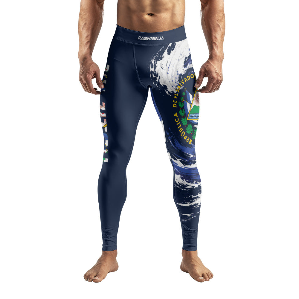 Rashninja Patriot El Salvador Flag Men's Spats