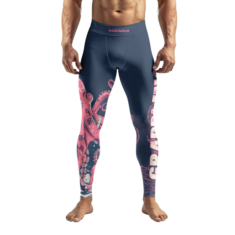 Rashninja Octopus Pink Kraken Men's Spats