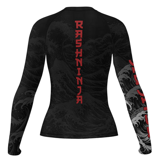 Rashninja Dragon Shadow Women's Long Sleeve Rash Guard