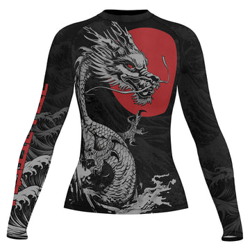 Rashninja Dragon Shadow Women's Long Sleeve Rash Guard