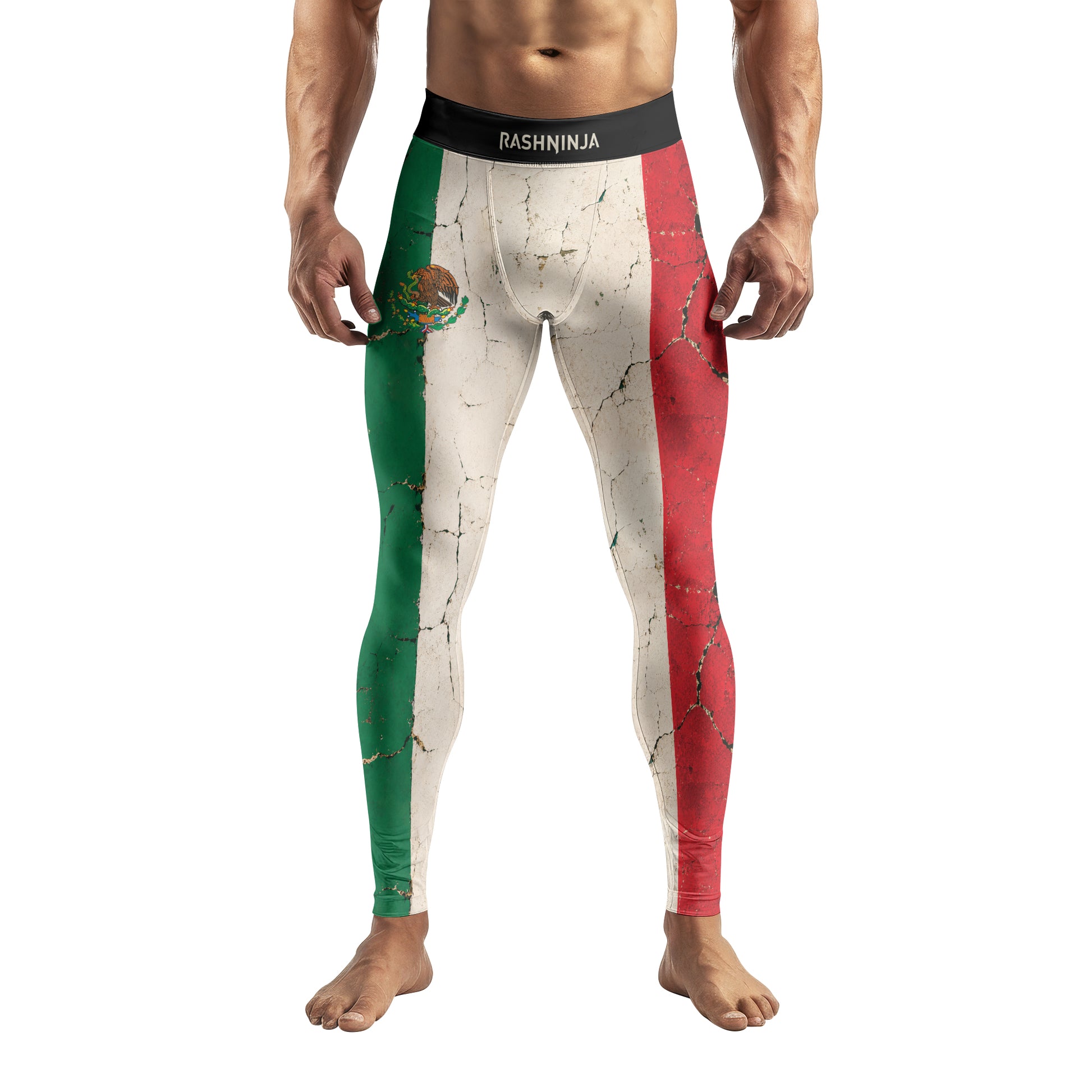 Rashninja Patriot Mexico Flag Men's Spats