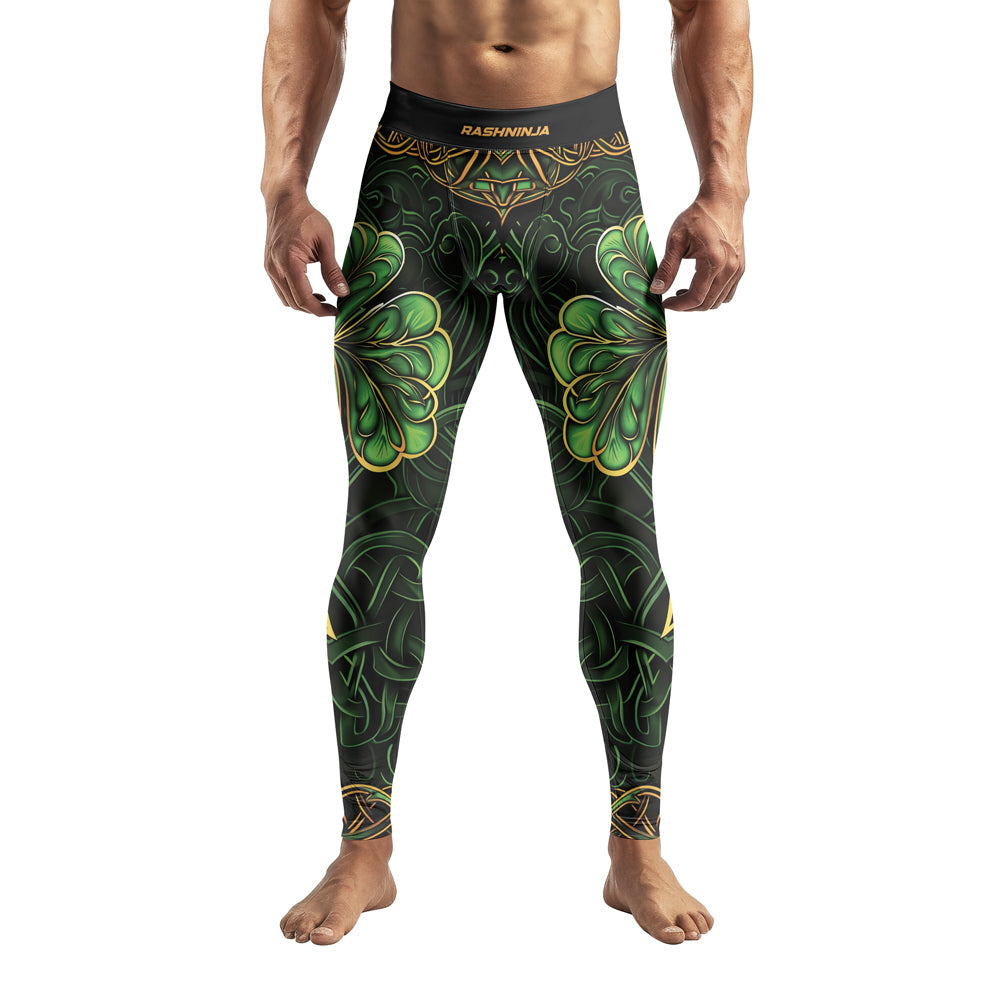 Rashninja Irish Celtic Clover Men's Spats – St. Patrick's Day Edition