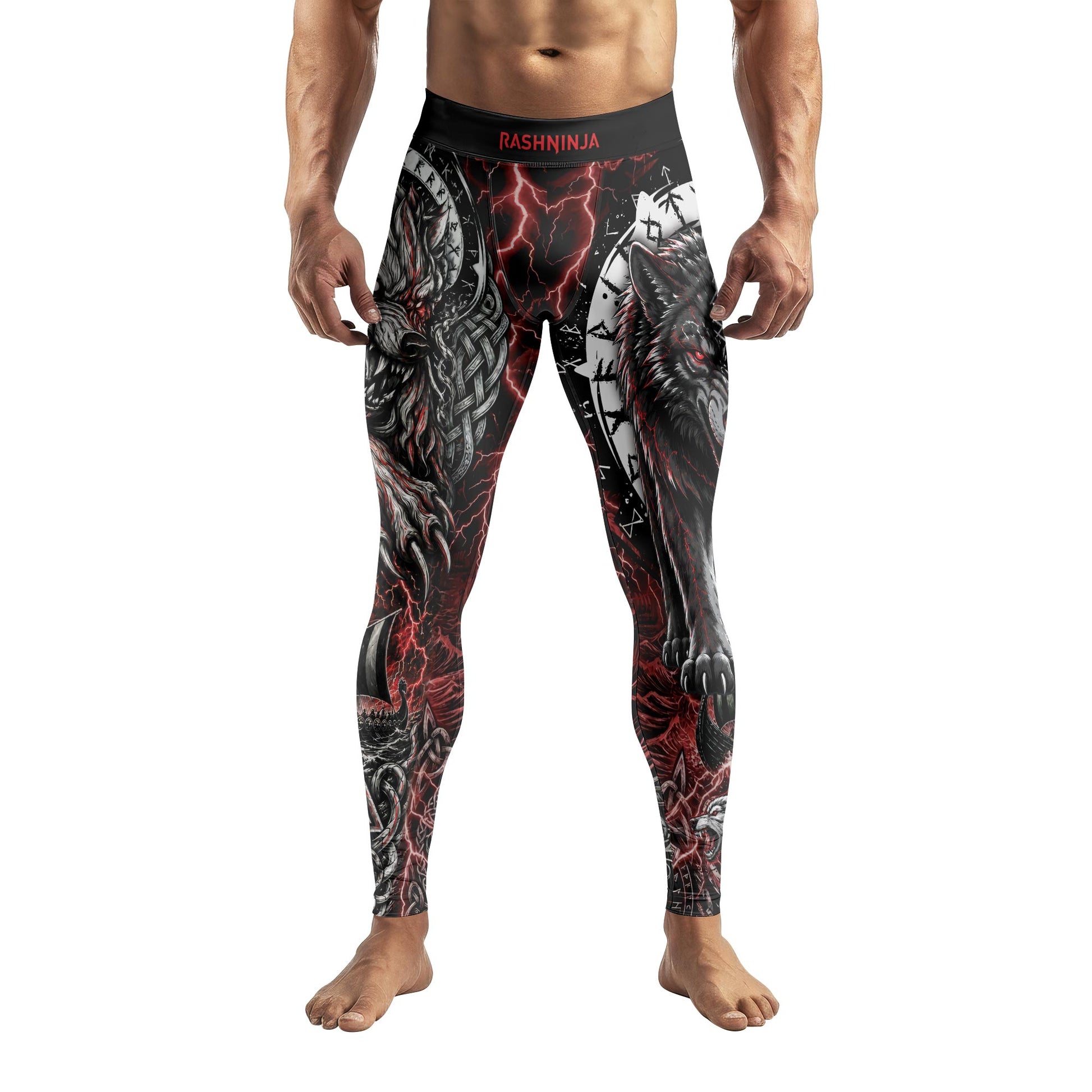 Rashninja Blood Fenrir Wolf Men's Spats