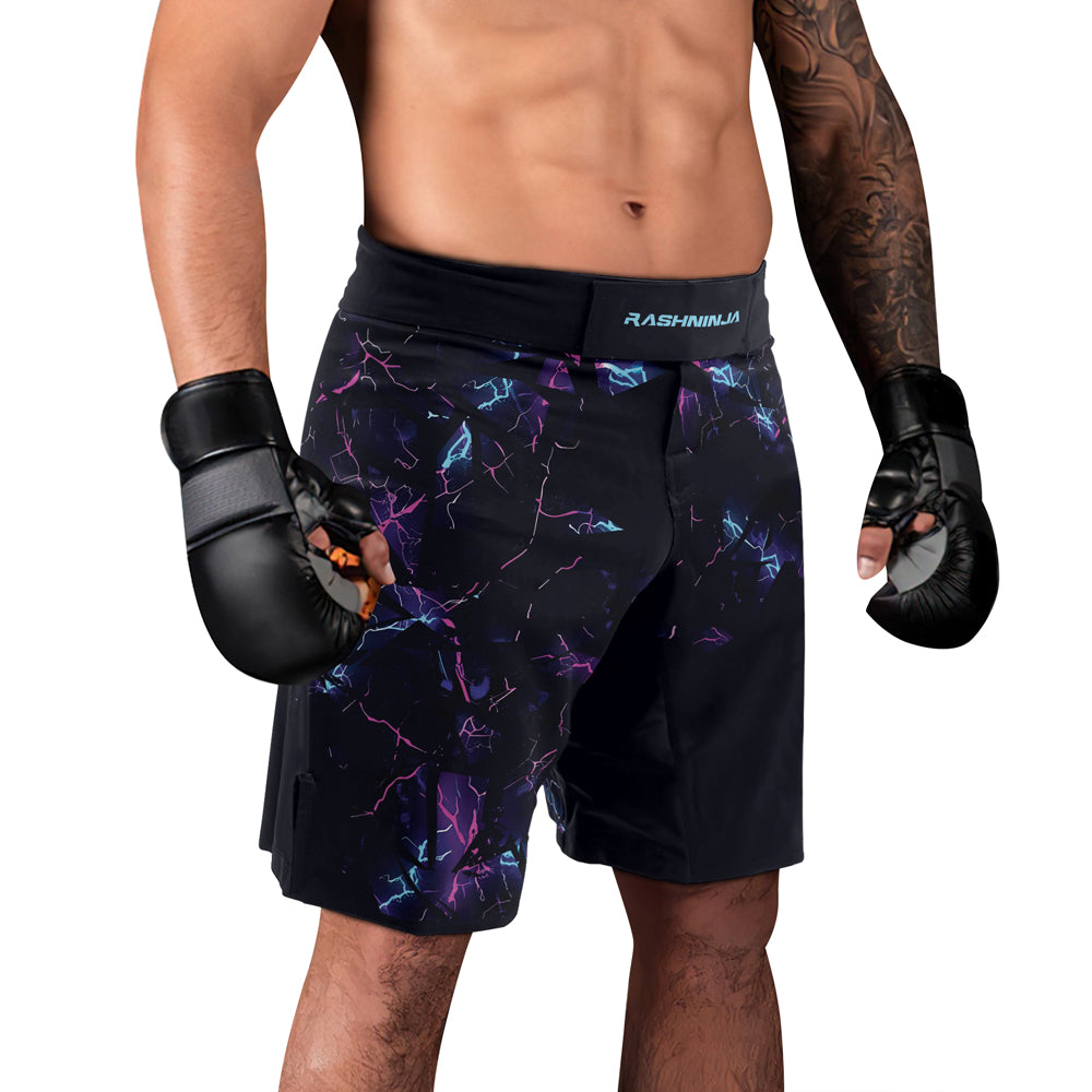 Rashninja Cyber Lightning Men's Fight Shorts