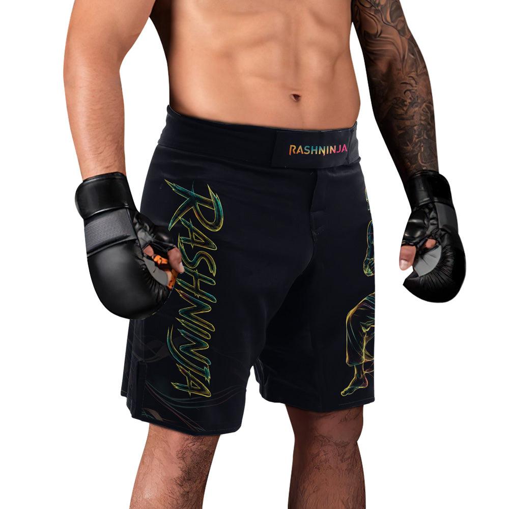 Rashninja Cyber Energy Fighter Men's Fight Shorts