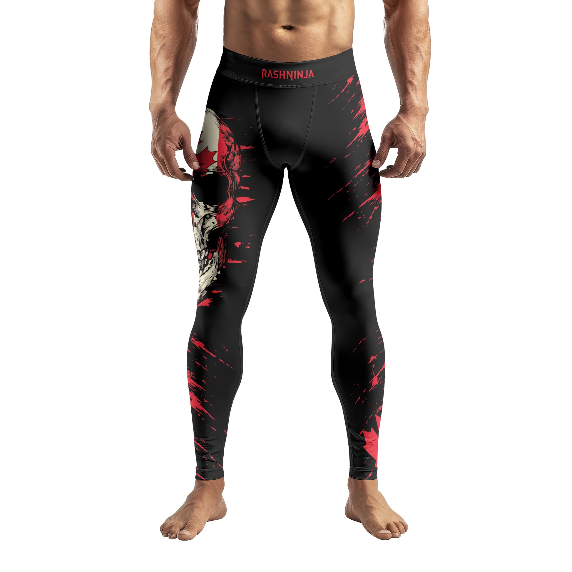 Rashninja Patriot Canada Flag Men's Spats