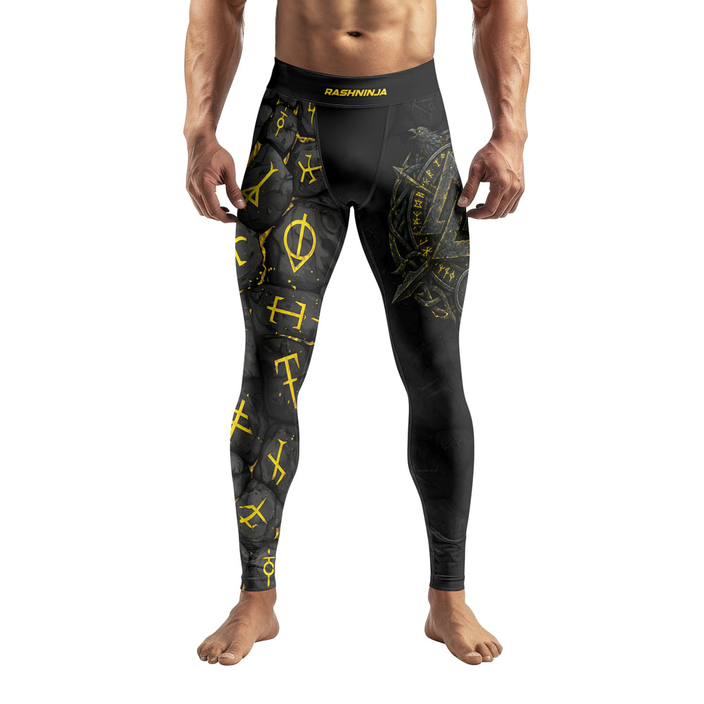 Rashninja Viking Raven Vegvisir Men's Spats