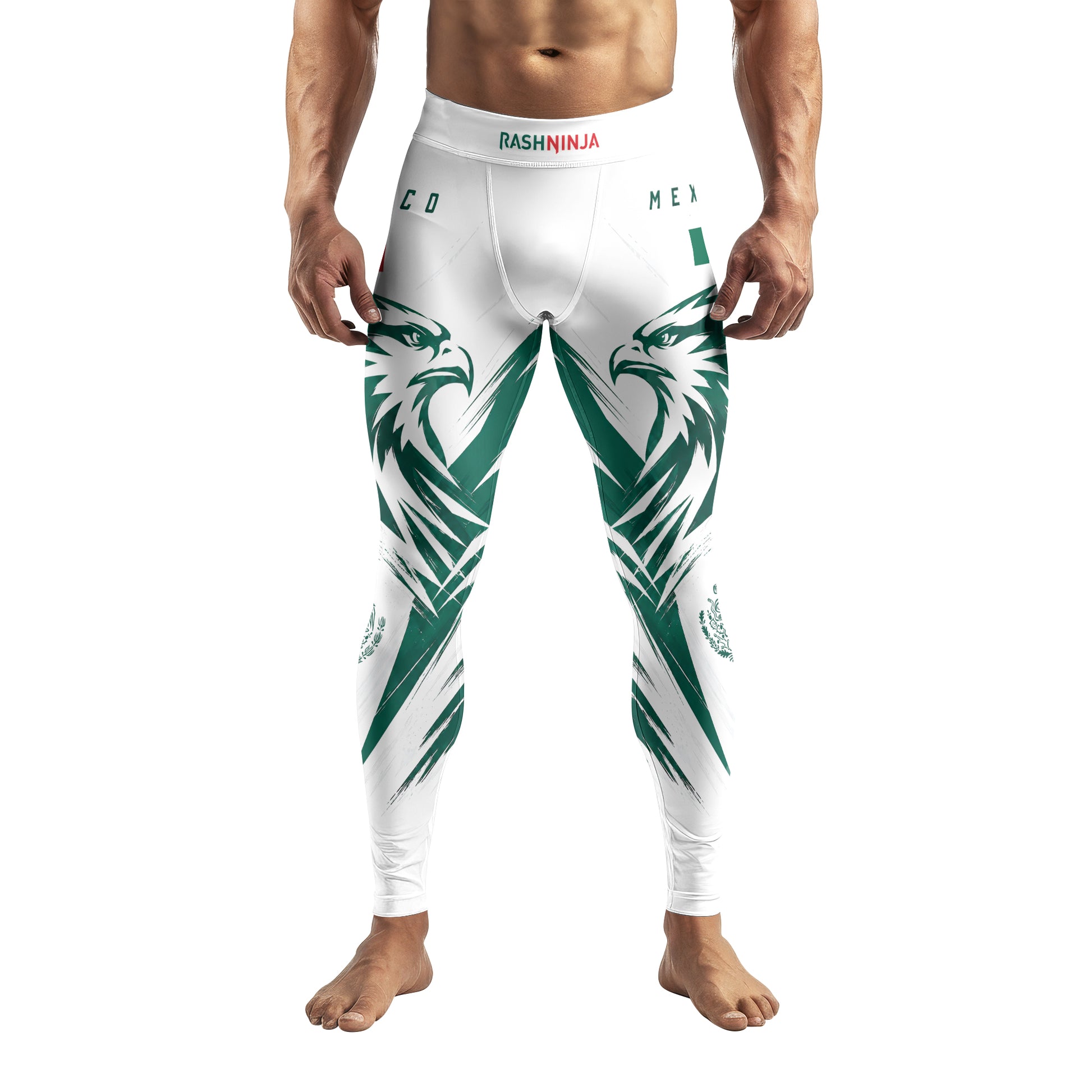 Rashninja Patriot Mexico Flag Men's Spats