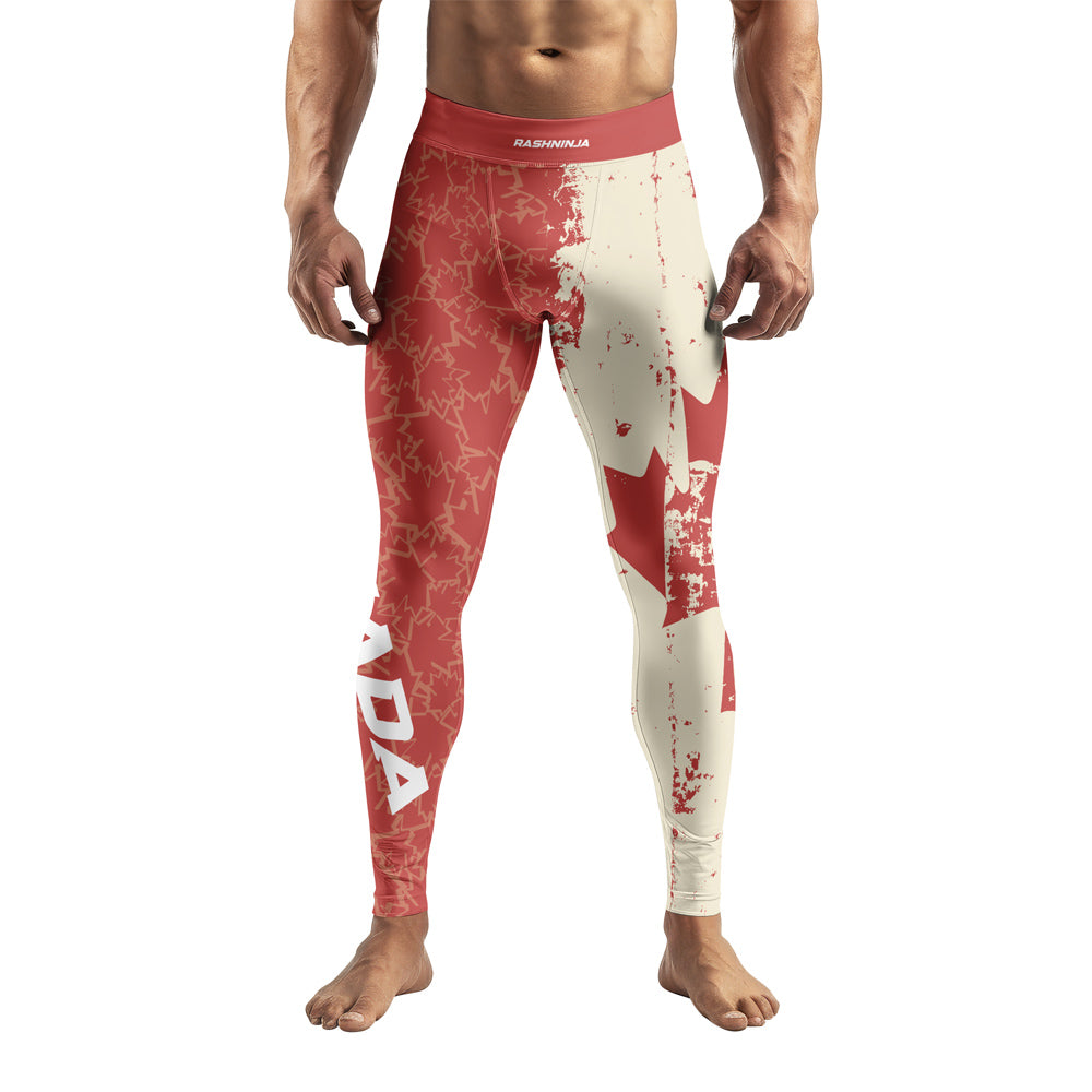 Rashninja Patriot Canada Flag Men's Spats