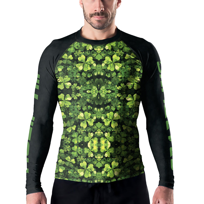 Jonin Rash Guard Rashninja Shamrock Warrior Men's Long Sleeve Rash Guard | Patrick