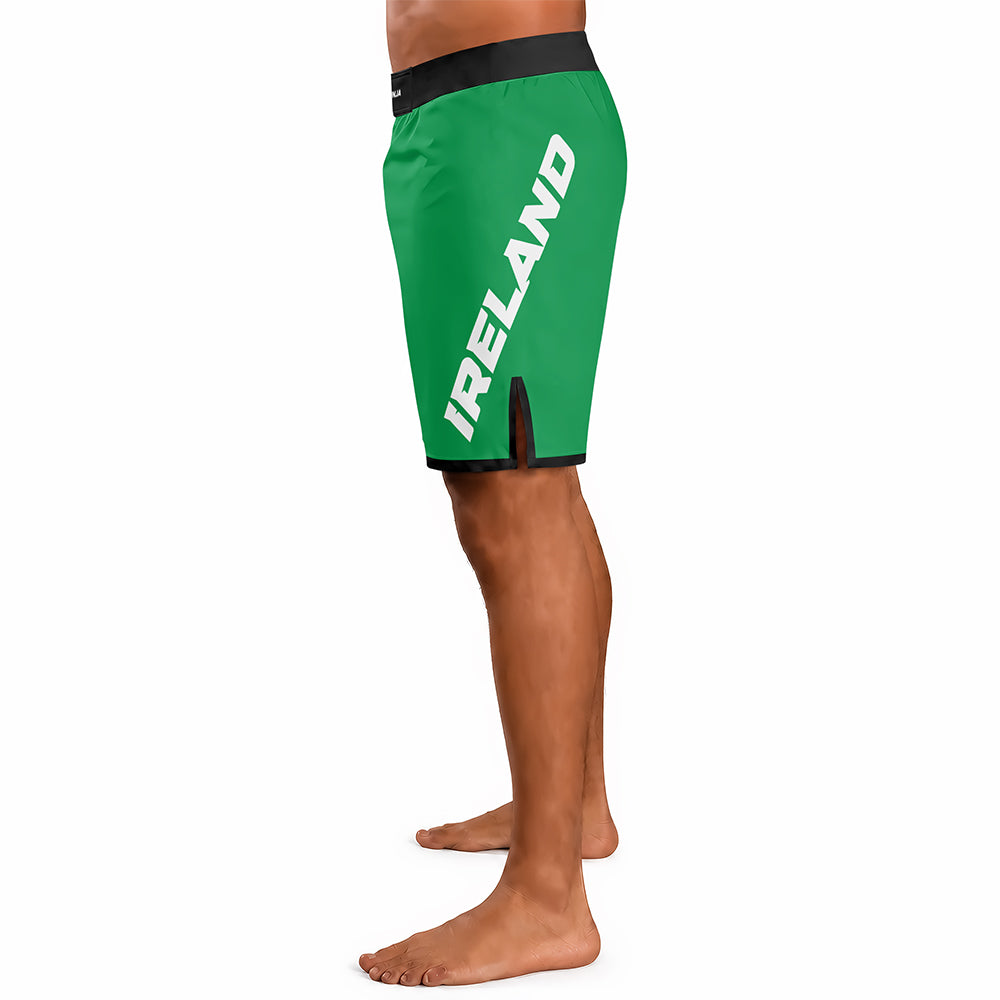 Rashninja Patriot Ireland Flag Men's Fight Shorts