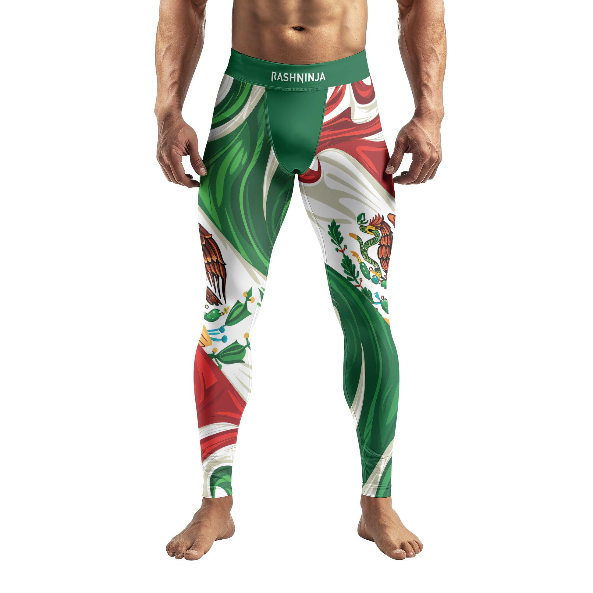 Rashninja Patriot Mexico Flag Men's Spats