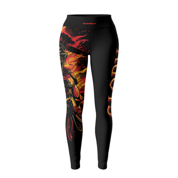 Rashninja Spartan Glory Flame Women's Leggings