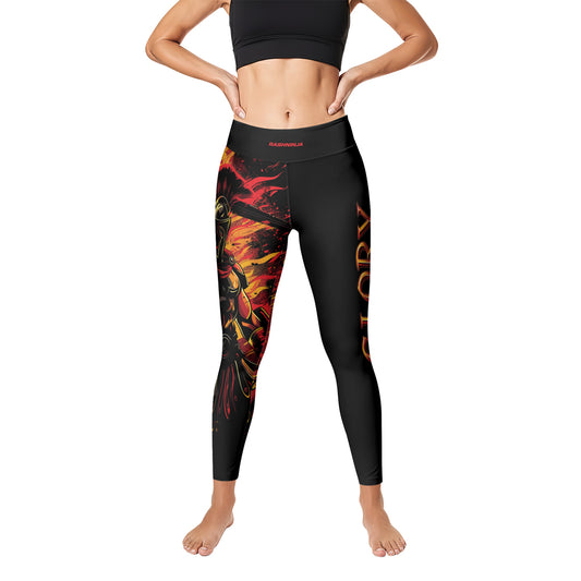 Rashninja Spartan Glory Flame Women's Leggings