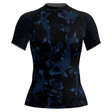 Rashninja Samurai Koi Valor Women's Short Sleeve Rash Guard