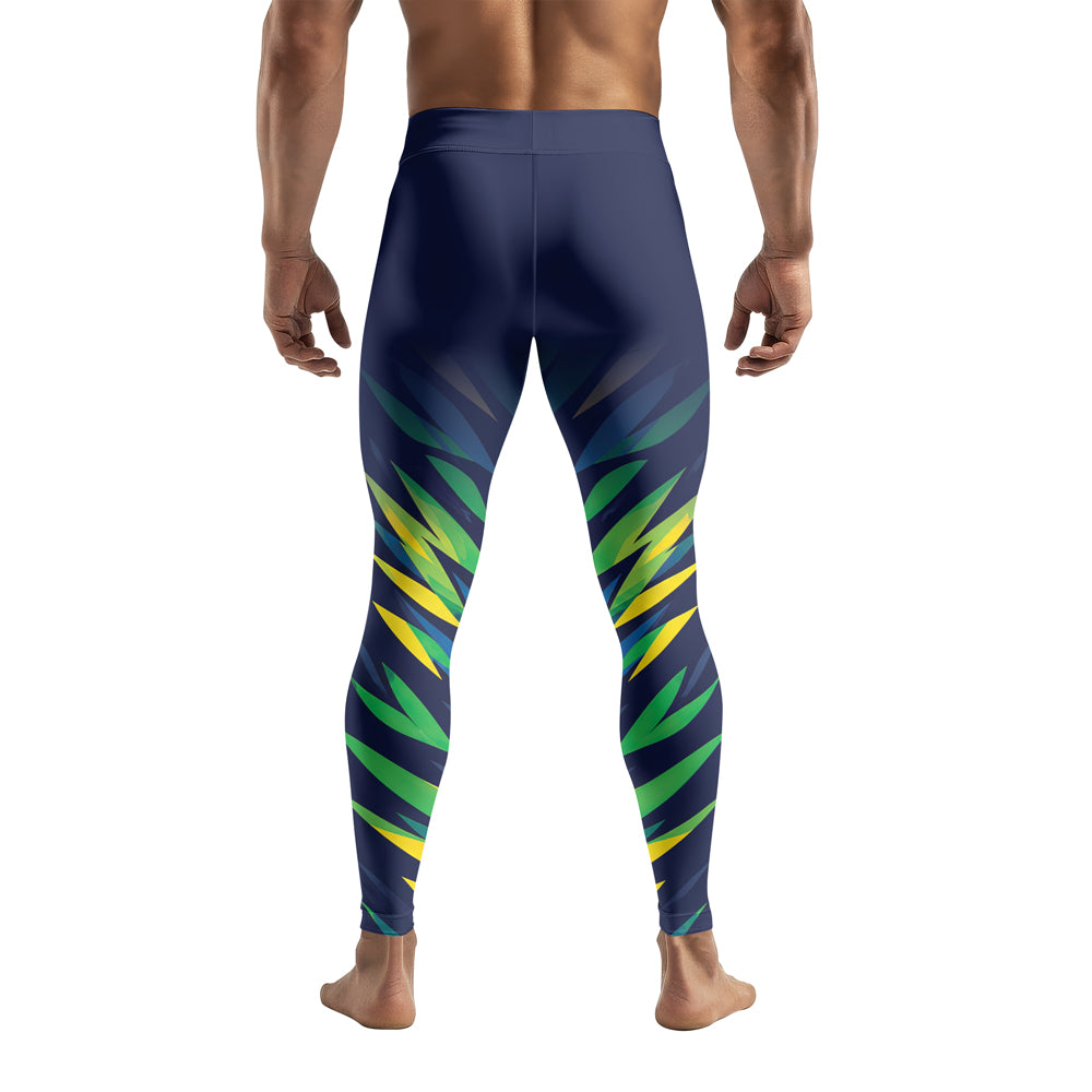 Rashninja Patriot Brazil Flag Men's Spats