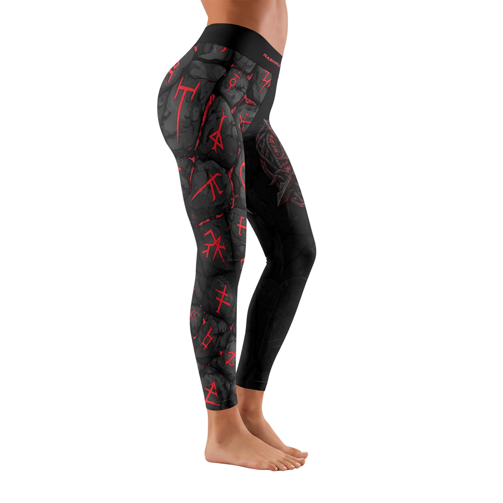 Rashninja Viking Raven Vegvisir Women's Leggings