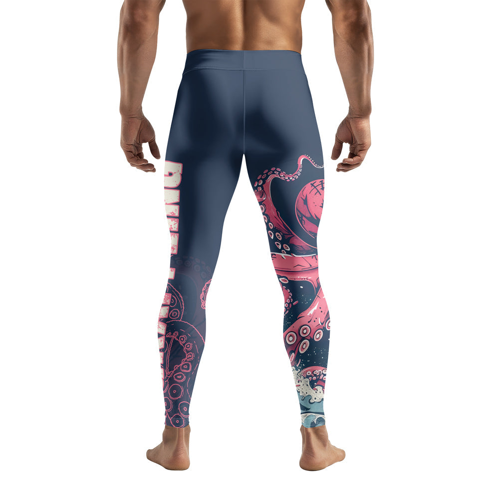 Rashninja Octopus Pink Kraken Men's Spats