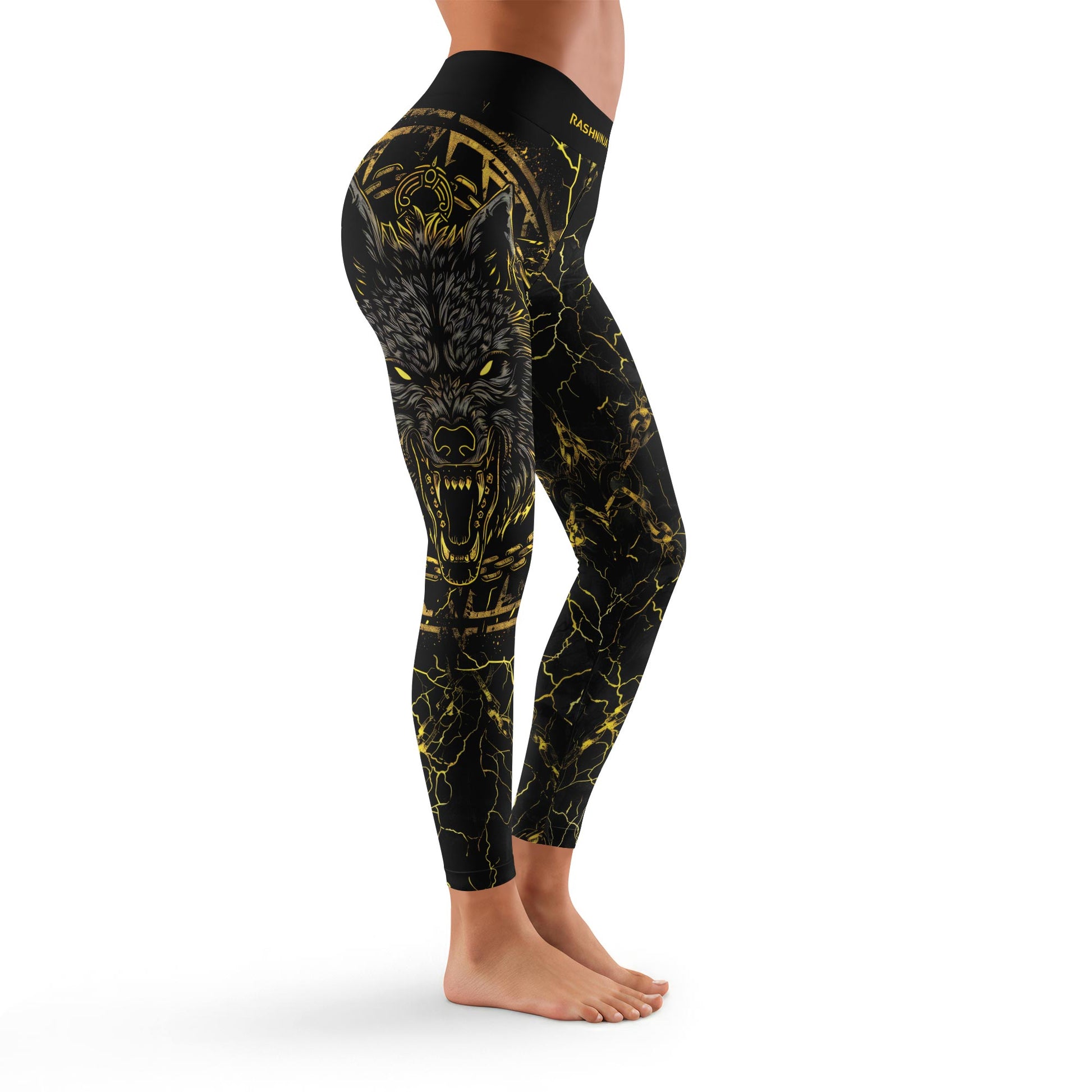 Rashninja Viking Fenrir Wol Women's Leggings