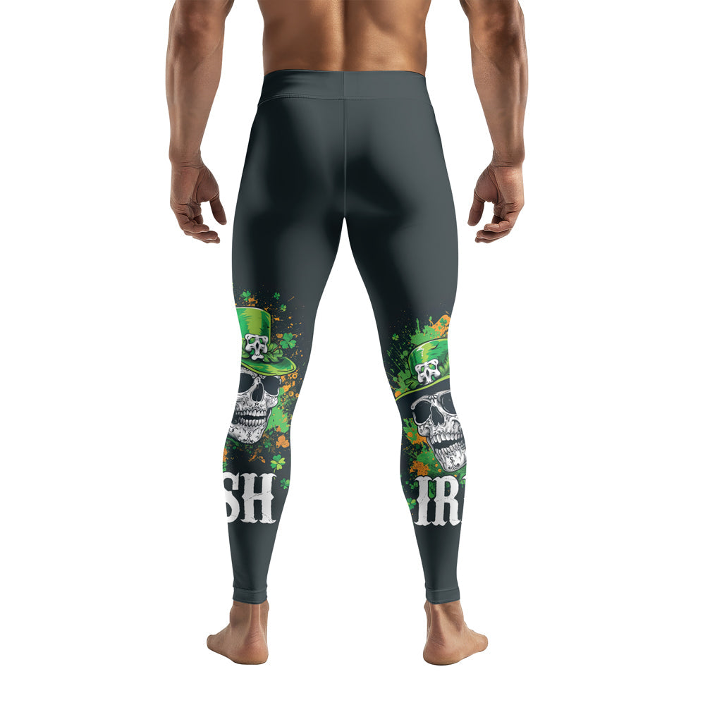 Rashninja Irish Leprechaun Skull Men's Spats