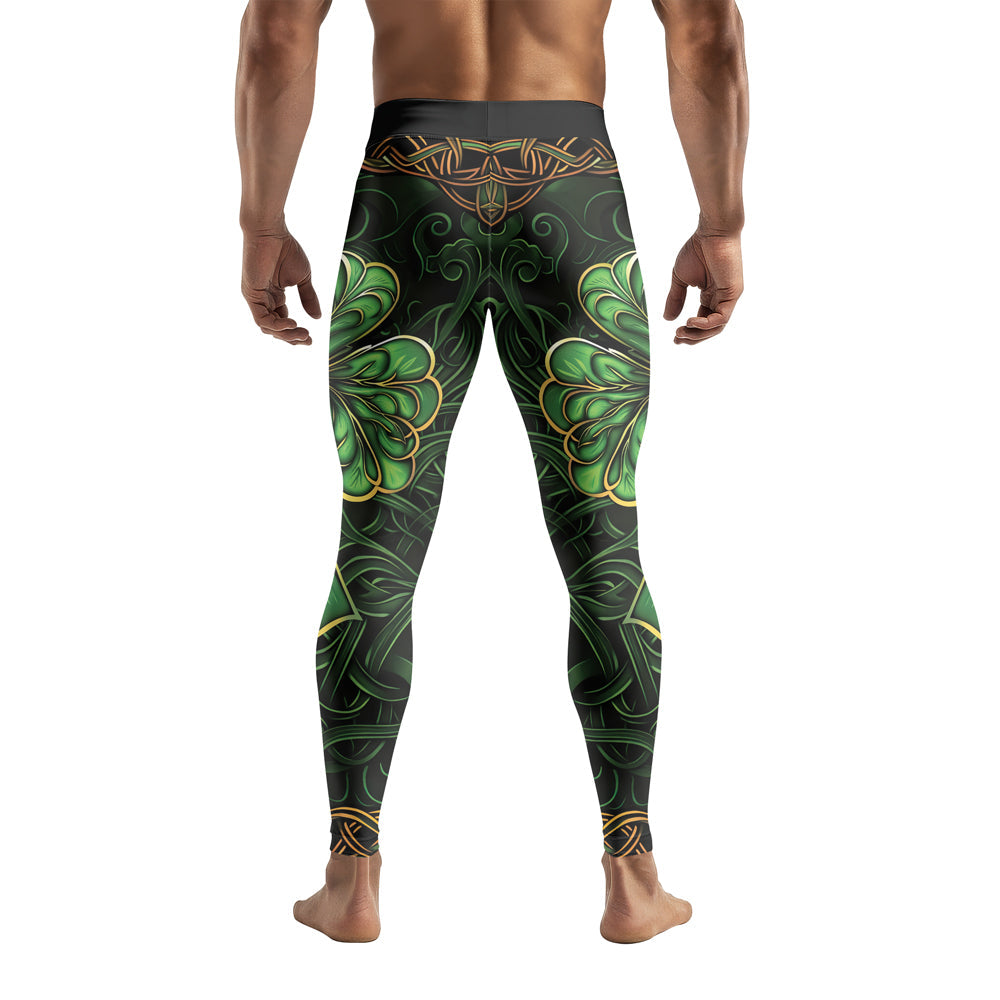 Rashninja Irish Celtic Clover Men's Spats – St. Patrick's Day Edition