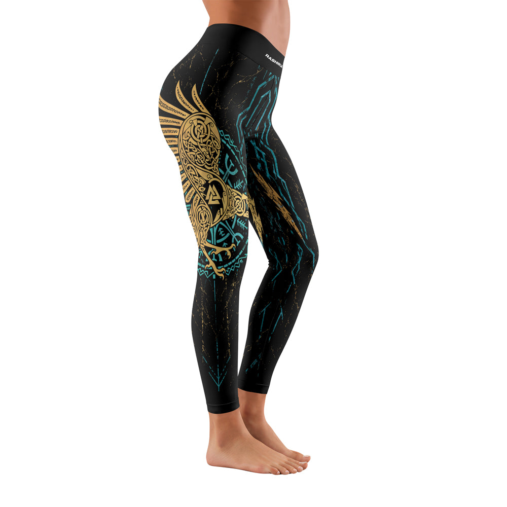 Rashninja Viking Raven Women's Leggings
