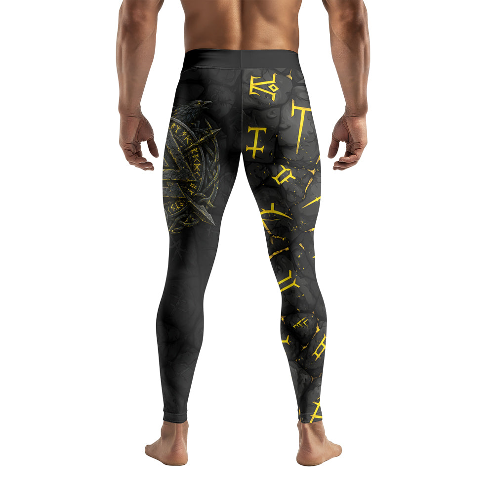 Rashninja Viking Raven Vegvisir Men's Spats