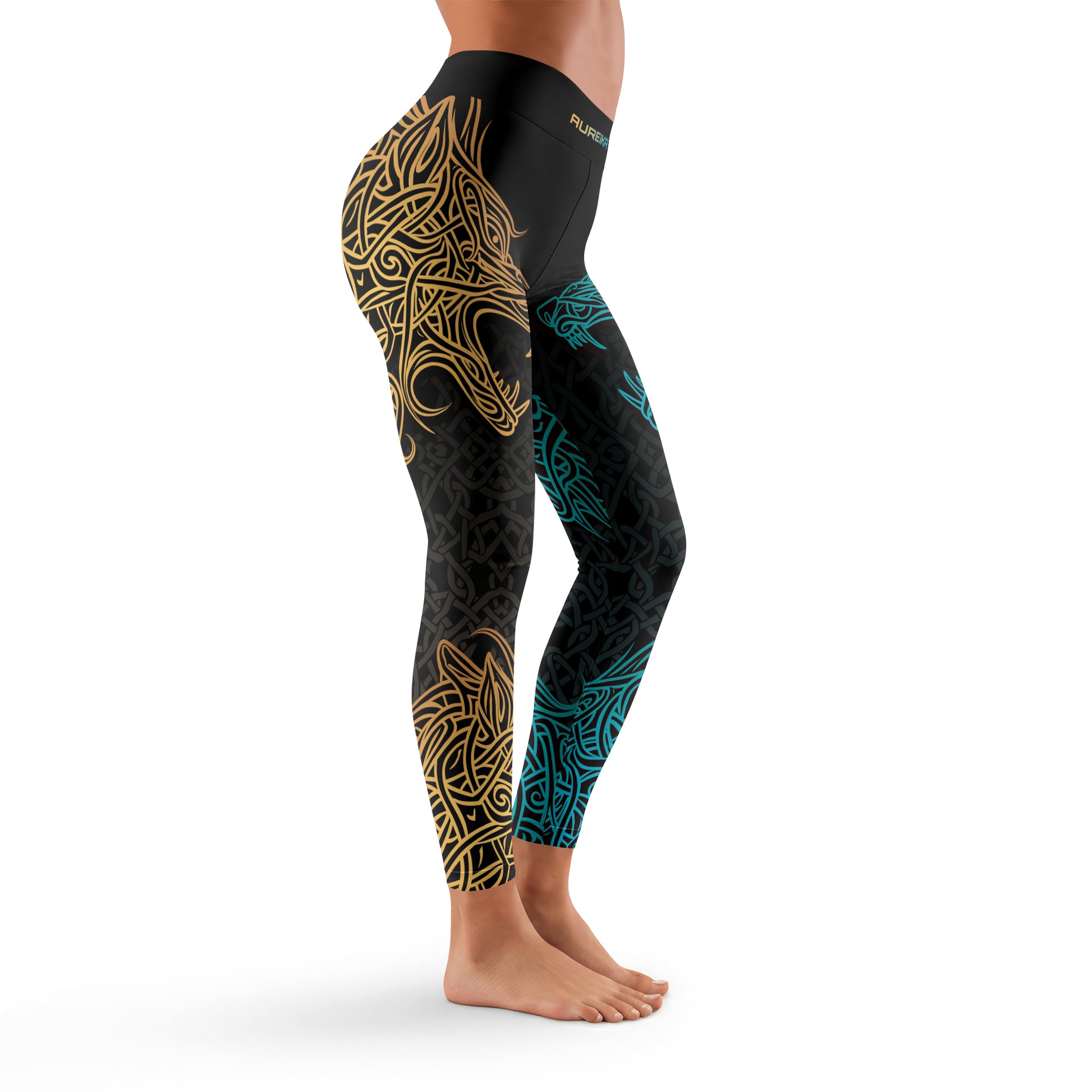 Rashninja Norse Viking Wolf Women's Leggings