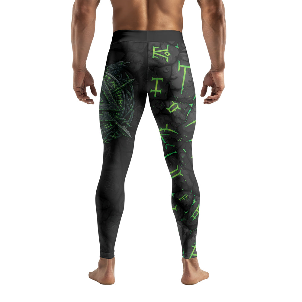 Rashninja Viking Raven Vegvisir Men's Spats