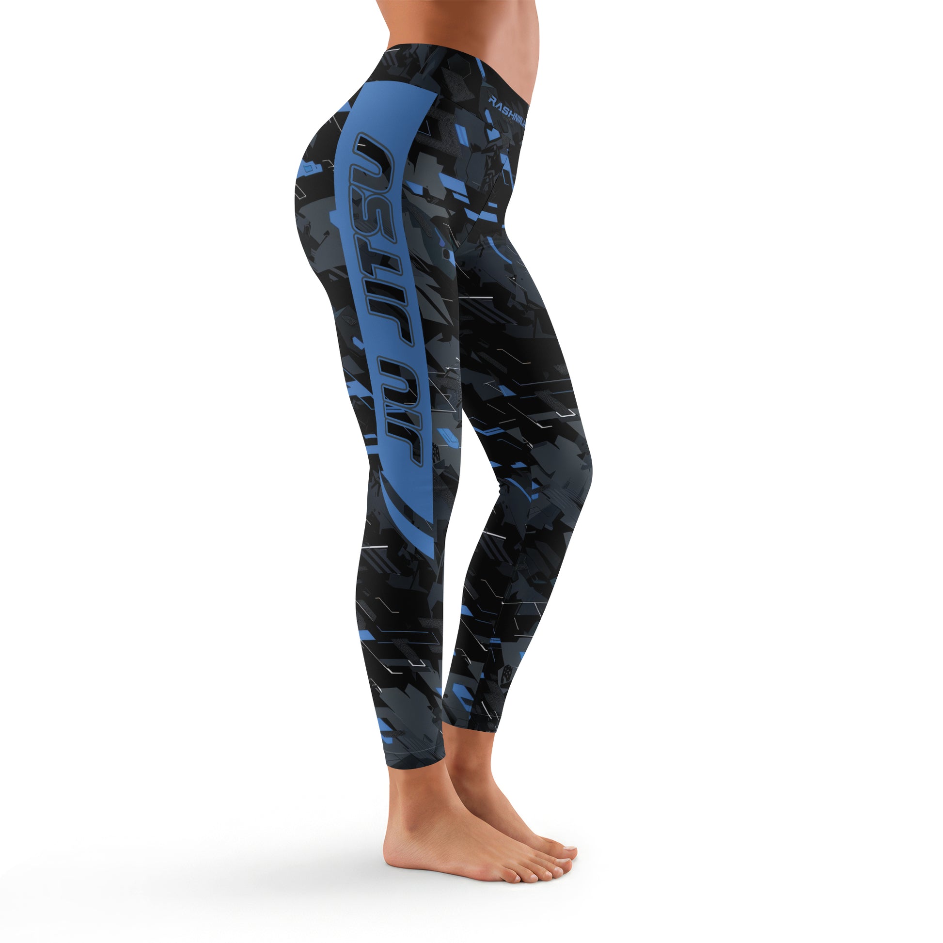 Rashninja Blue Triangle Women's Leggings