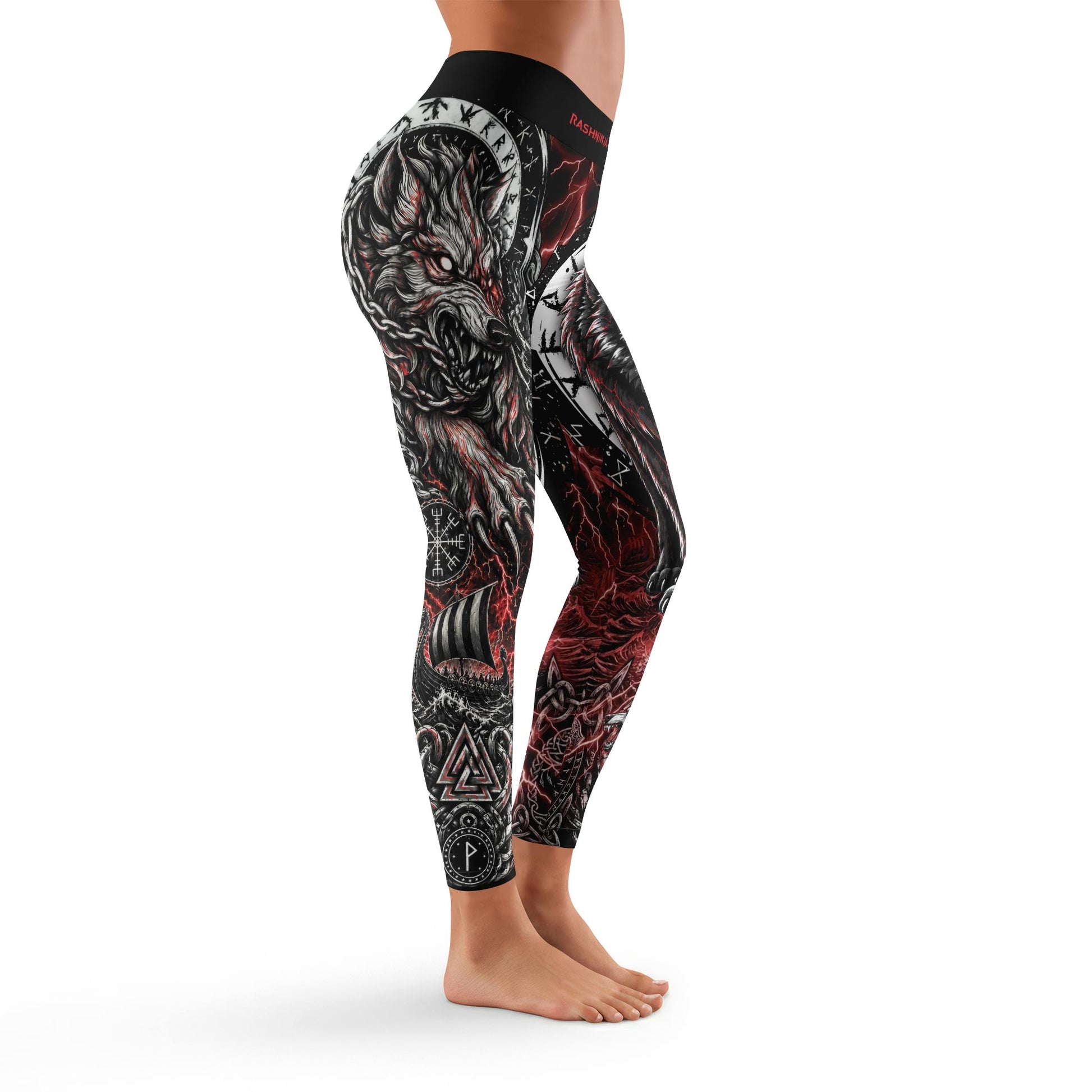 Rashninja Blood Fenrir Wolf Women's Leggings