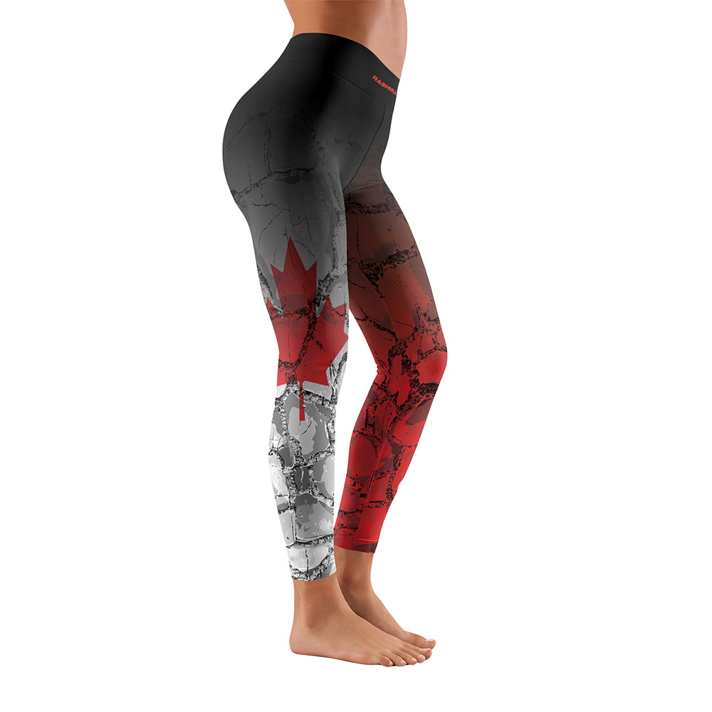 Rashninja Patriot Canada Flag Women's Leggings